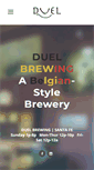 Mobile Screenshot of duelbrewing.com